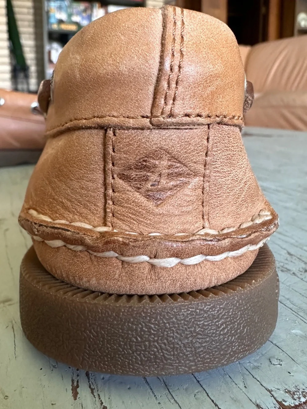 NWT SPERRY Authentic Original™ LEATHER Top Sider 2-Eye Boat Shoe M8 M / W10